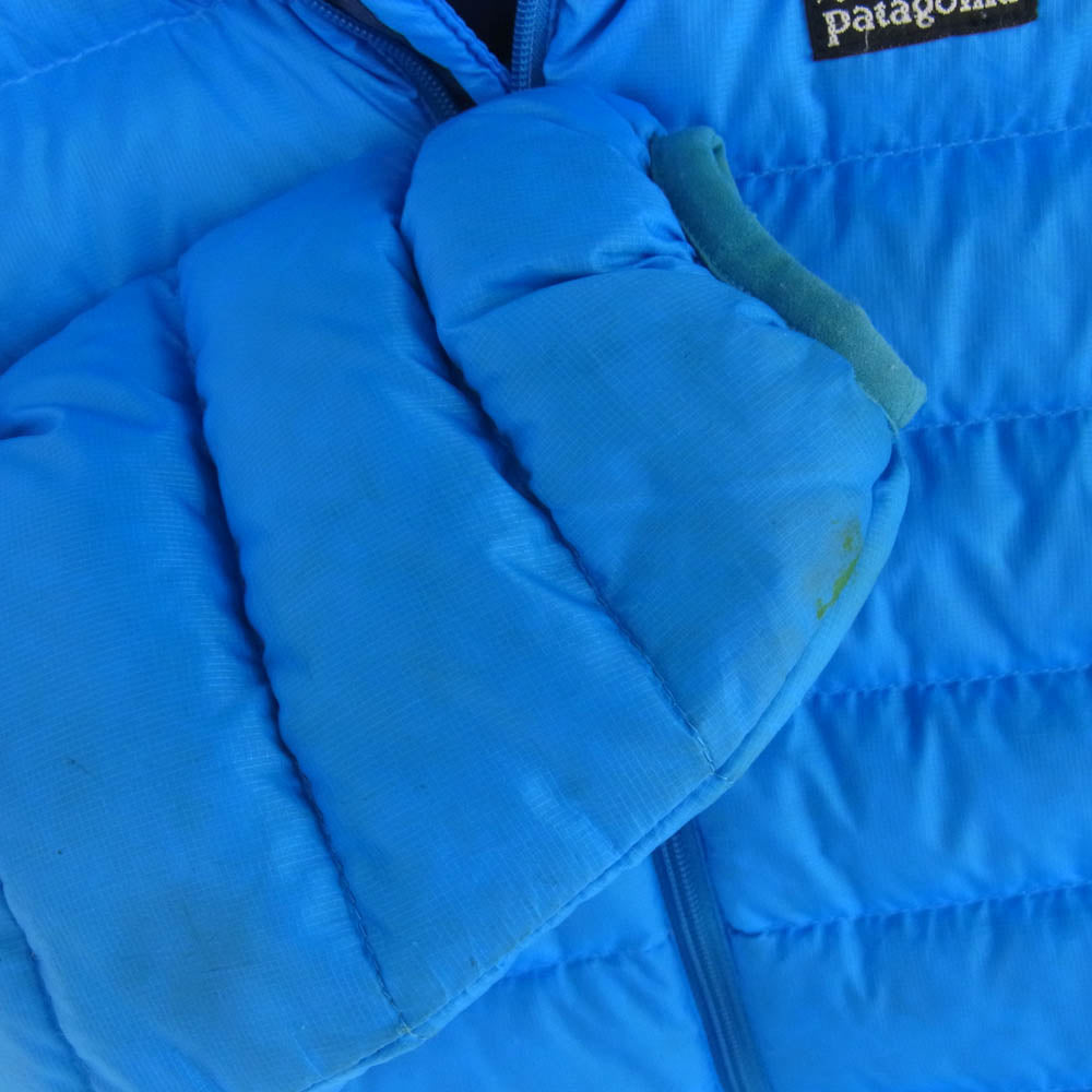 patagonia パタゴニア 11AW 68243 11年製 BOYS DOWN SWEATER ボーイズ 子供用 ダウン セーター ジャケット ブルー系 S【中古】