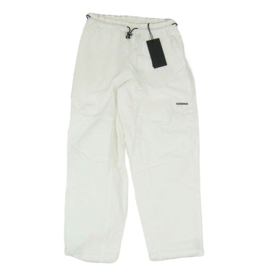 NEIGHBORHOOD ネイバーフッド 211TSNH-PT02 MAUKA CN-PT ロゴ パンツ ホワイト系 2【美品】【中古】