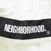 NEIGHBORHOOD ネイバーフッド 211TSNH-PT02 MAUKA CN-PT ロゴ パンツ ホワイト系 2【美品】【中古】