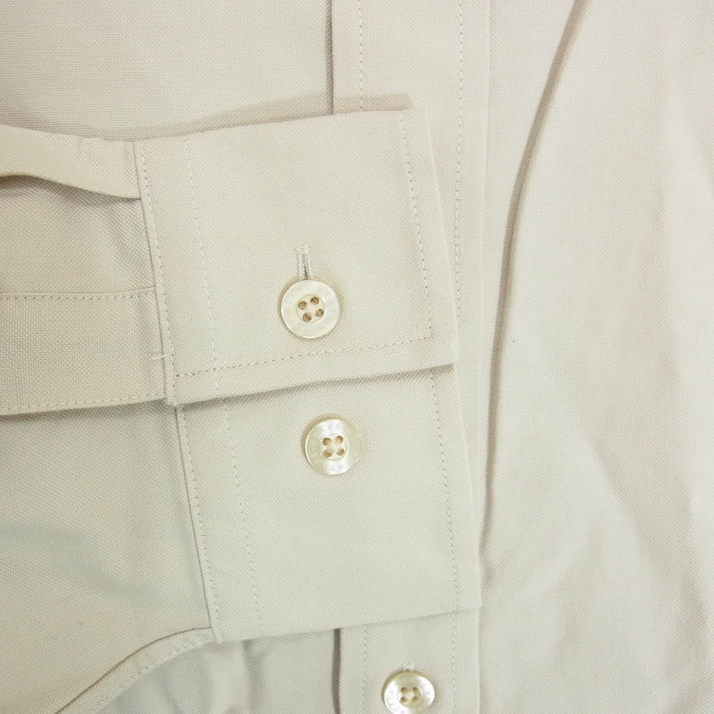 WTAPS ダブルタップス 21AW 212TQDT-SHM01 BD 01 LS ボタンダウン 長袖 シャツ ベージュ系 X01【新古品】【未使用】【中古】