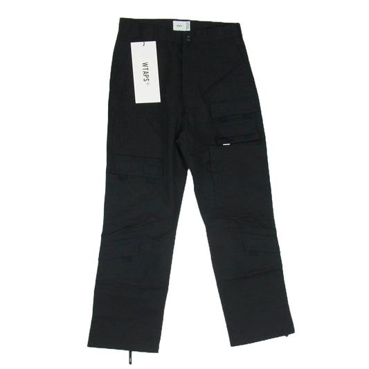 WTAPS ダブルタップス 202BRDT-PTM01 MODULAR TROUSERS COTTON WEATHER モジュラー トラウザーズ カーゴ パンツ ブラック系 X01【美品】【中古】