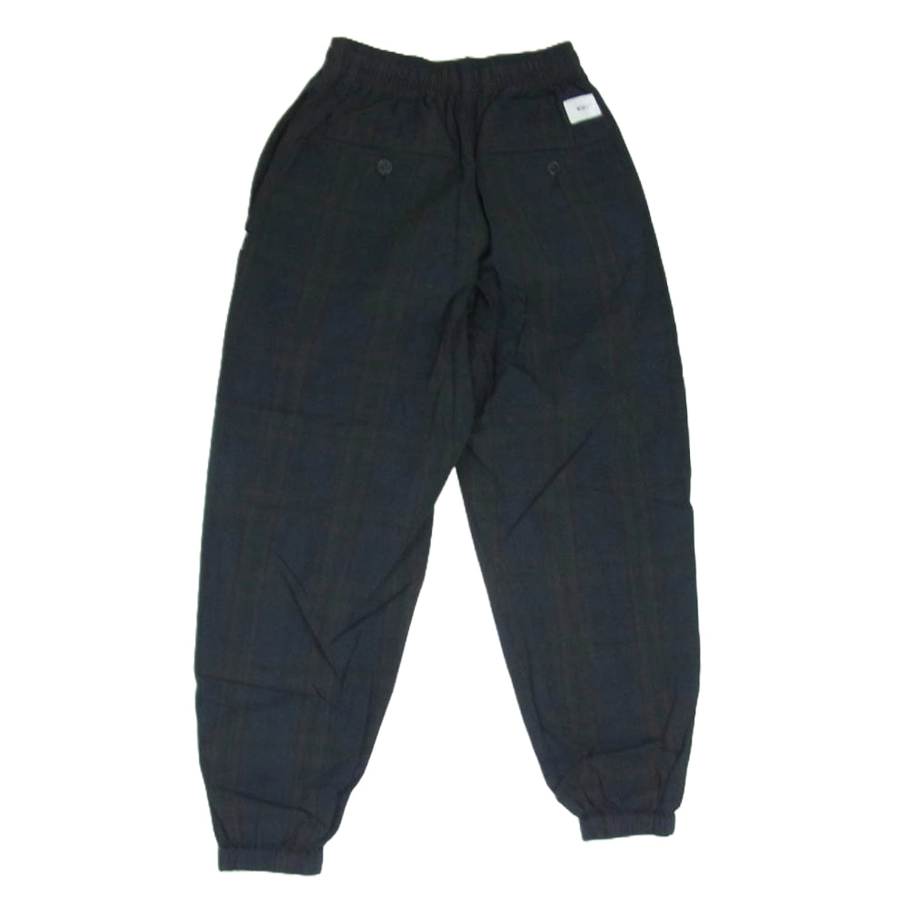 WTAPS ダブルタップス 20SS 201BRDT-PTM04 FROCK TROUSERS COTTON POPLIN TEXTILE フロック イージーパンツ チェック トラウザーズ パンツ マルチカラー系 X01【極上美品】【中古】