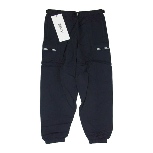 WTAPS ダブルタップス 20SS 201TQDT-PTM06 TRACKS TROUSERS トラックス トラウザーズ パンツ ブラック系 X01【美品】【中古】