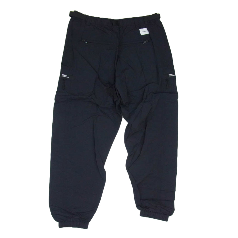 WTAPS ダブルタップス 20SS 201TQDT-PTM06 TRACKS TROUSERS トラックス トラウザーズ パンツ ブラック系 X01【美品】【中古】