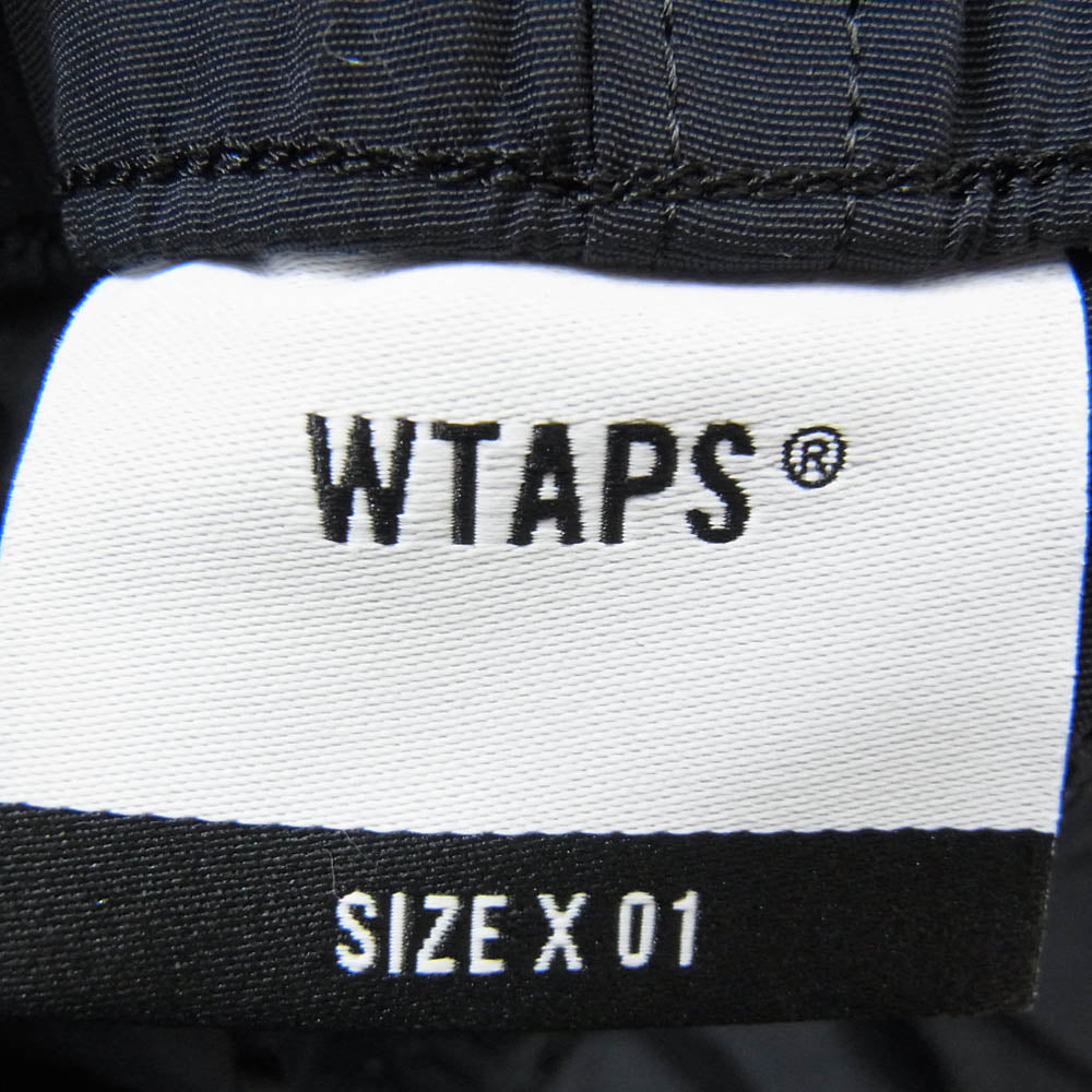 WTAPS ダブルタップス 20SS 201TQDT-PTM06 TRACKS TROUSERS トラックス トラウザーズ パンツ ブラック系 X01【美品】【中古】