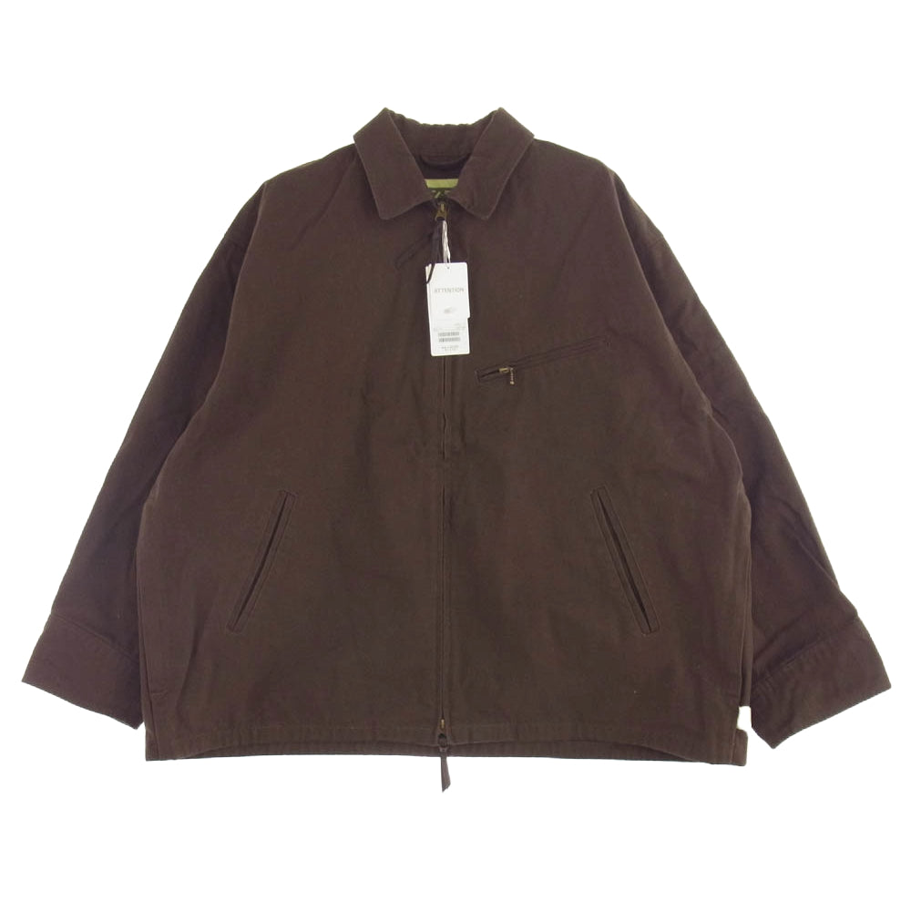 BEAMS ビームス 22SS 11-18-6487-139 SSZ AOT YOUTH JACKET 若者のすべて シン テレビ装 ダック地 ジップ アップ ジャケット ブラウン系 L【極上美品】【中古】