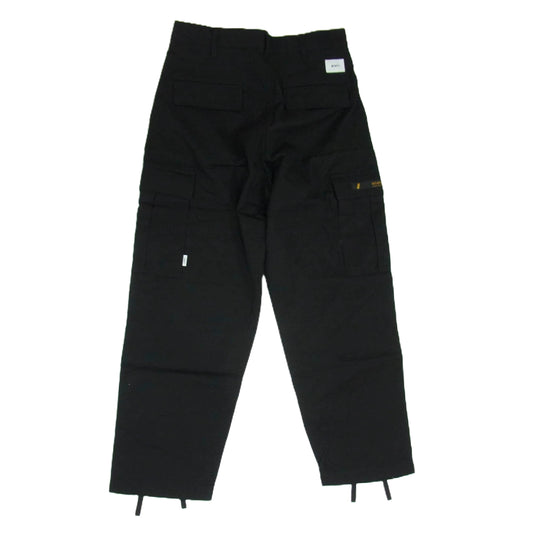 WTAPS ダブルタップス 21SS 211WVDT-PTM02 JUNGLE STOCK TROUSERS COTTON.RIPSTOP ジャングル ストック トラウザーズ カーゴ パンツ ブラック系 X01【新古品】【未使用】【中古】