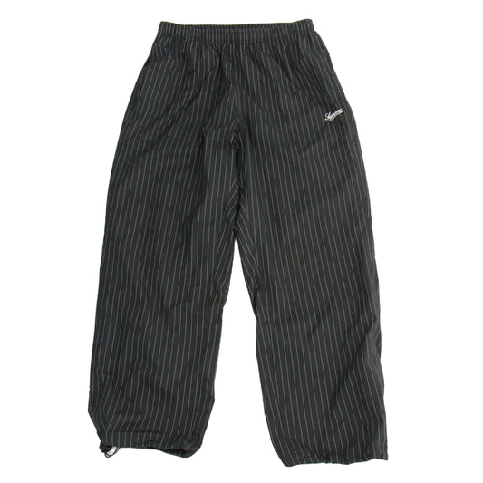 Supreme シュプリーム 24AW Reflective Pinstripe Track pant トラック パンツ ブラック系 L【中古】