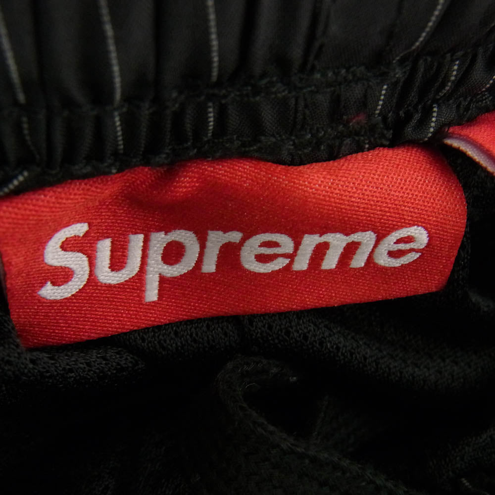 Supreme シュプリーム 24AW Reflective Pinstripe Track pant トラック パンツ ブラック系 L【中古】