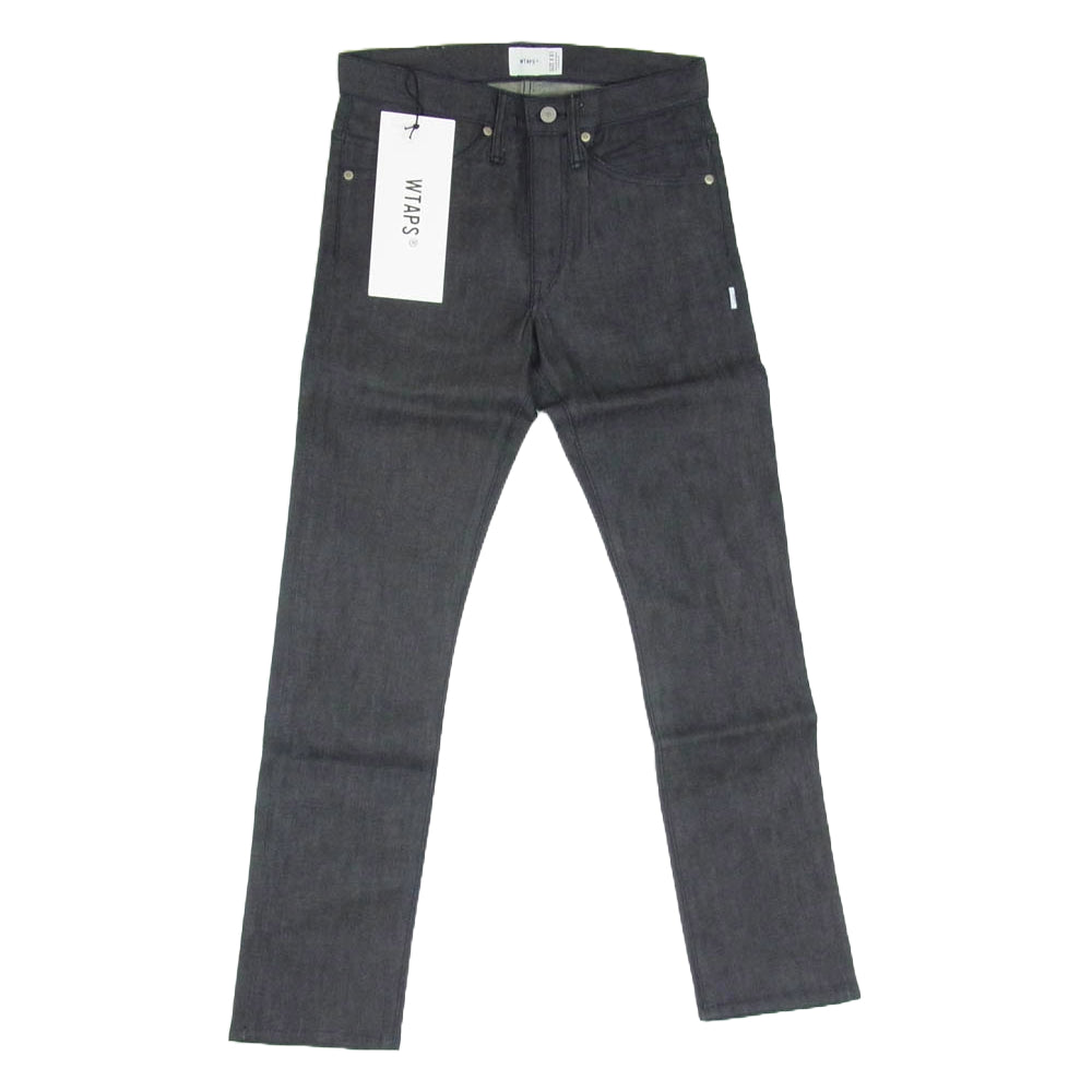 WTAPS ダブルタップス 19SS 191TQDT-PTM02 BLUES VERY SKINNY RAW TROUSERS.COTTON.DENIM ブルース ベリー スキニー ロー デニムパンツ インディゴブルー系 X01【新古品】【未使用】【中古】