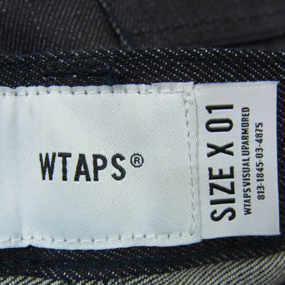 WTAPS ダブルタップス 19SS 191TQDT-PTM02 BLUES VERY SKINNY RAW TROUSERS.COTTON.DENIM ブルース ベリー スキニー ロー デニムパンツ インディゴブルー系 X01【新古品】【未使用】【中古】