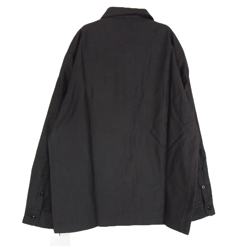 WTAPS ダブルタップス 20AW 202BRDT-SHM01 BUDS LS COTTON. SATIN バッツ コットンサテン ミリタリーシャツ 長袖シャツ ブラック系 X02【新古品】【未使用】【中古】