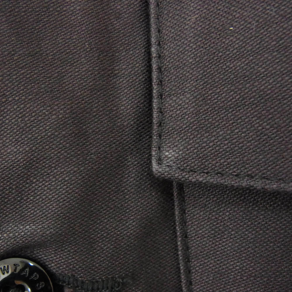 WTAPS ダブルタップス 20AW 202BRDT-SHM01 BUDS LS COTTON. SATIN バッツ コットンサテン ミリタリーシャツ 長袖シャツ ブラック系 X02【新古品】【未使用】【中古】