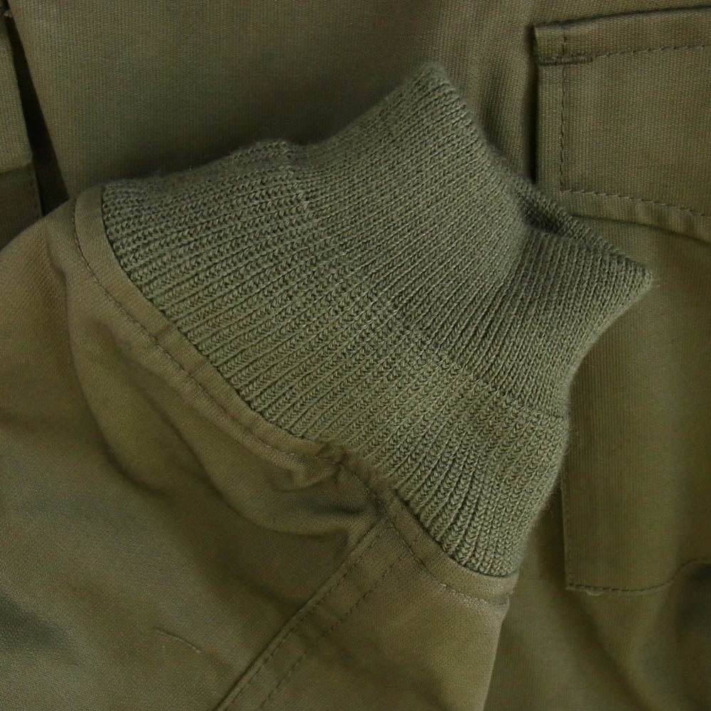 WTAPS ダブルタップス 20AW 202WVDT-JKM05 SMOCK JACKET コットン ハーフジップ スモックジャケット カーキ系 X 01【新古品】【未使用】【中古】