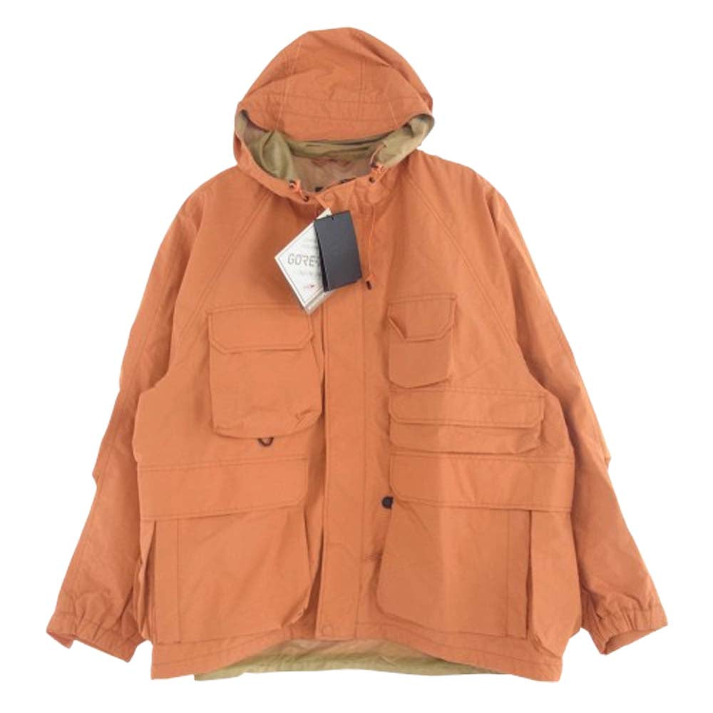 DAIWA PIER39 ダイワピア BJ-16022 GORE-TEX INFINIUM Tech Loose Mountain Parka ゴアテックス ナイロン マウンテンパーカー オレンジ系 L【新古品】【未使用】【中古】