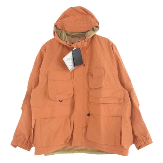 DAIWA PIER39 ダイワピア BJ-16022 GORE-TEX INFINIUM Tech Loose Mountain Parka ゴアテックス ナイロン マウンテンパーカー オレンジ系 L【新古品】【未使用】【中古】