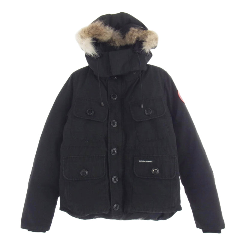 CANADA GOOSE カナダグース 2301JM R 国内正規品 グリフィンインターナショナルタグ RUSSELL PARKA ラッセル パーカ ダウン ジャケット ブラック系 S【中古】