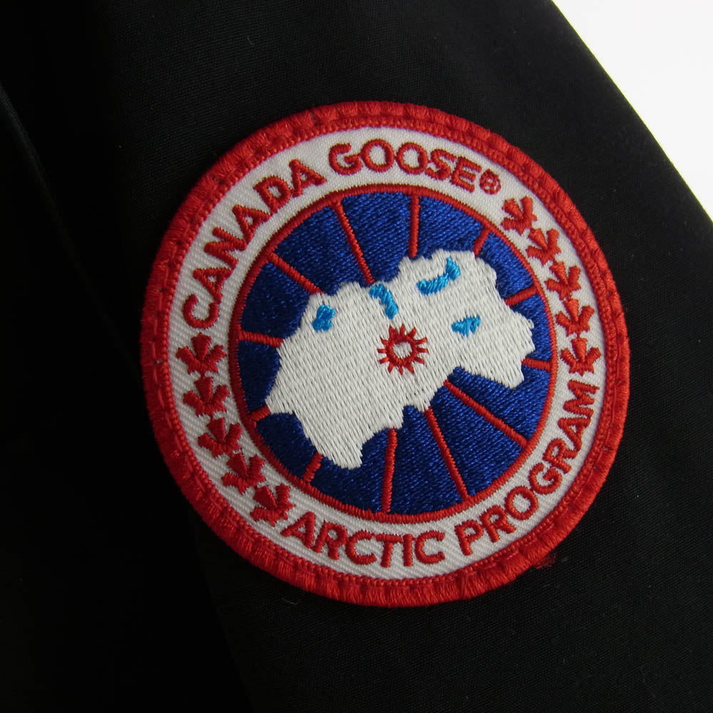 CANADA GOOSE カナダグース 2301JM R 国内正規品 グリフィンインターナショナルタグ RUSSELL PARKA ラッセル パーカ ダウン ジャケット ブラック系 S【中古】