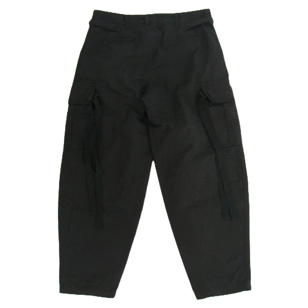 TMT ティーエムティー TPT-F2404 MILITARY CARGO PANTS ミリタリー カーゴ パンツ ブラック系 M【中古】
