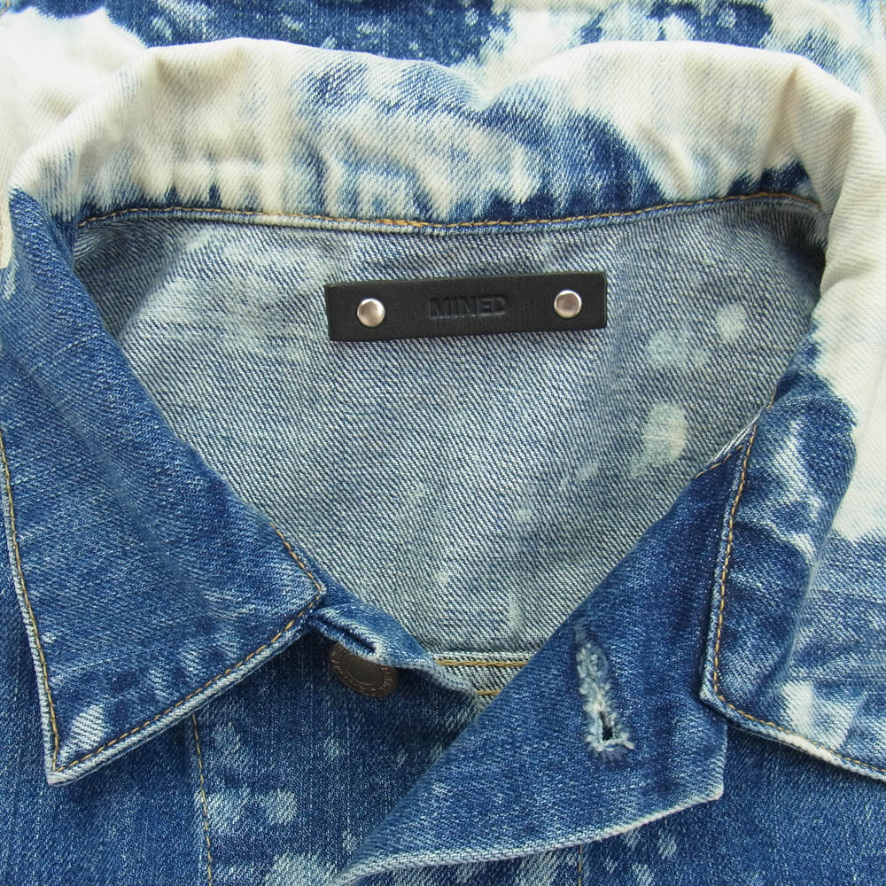MINEDENIM マインデニム 2204-8003 N.LF-GJKT USS ジージャン デニム ジャケット ホワイト系 インディゴブルー系 1【中古】