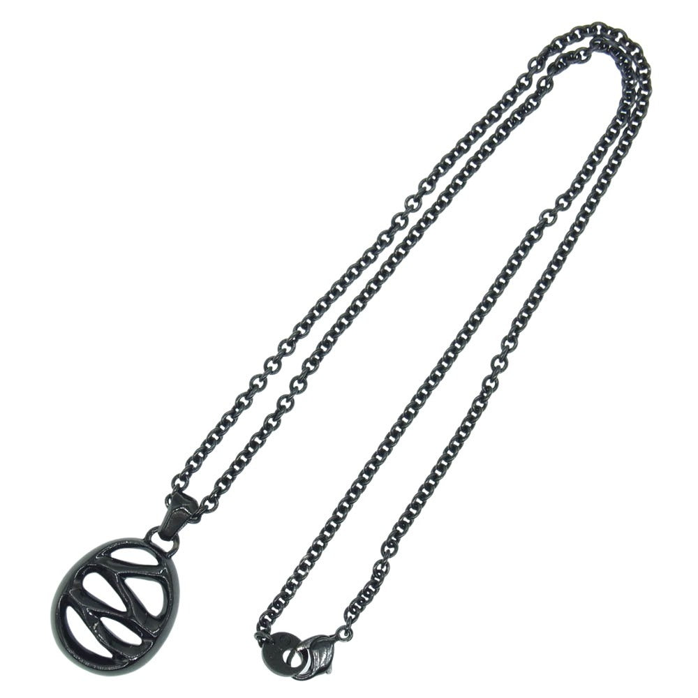 GARNI ガルニ ブラックコーティングシルバー ネックレス ブラック系【中古】
