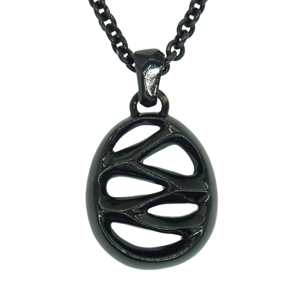 GARNI ガルニ ブラックコーティングシルバー ネックレス ブラック系