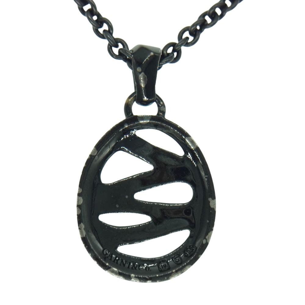 GARNI ガルニ ブラックコーティングシルバー ネックレス ブラック系