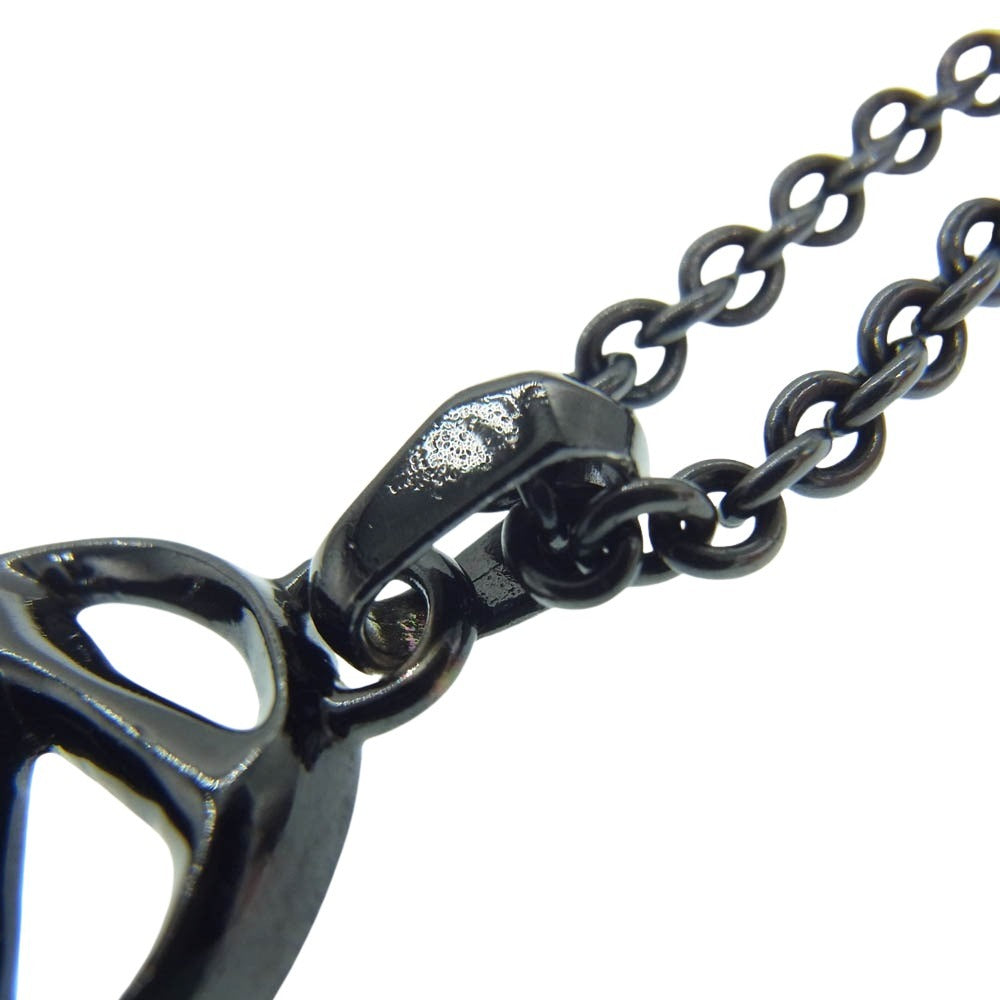 GARNI ガルニ ブラックコーティングシルバー ネックレス ブラック系【中古】