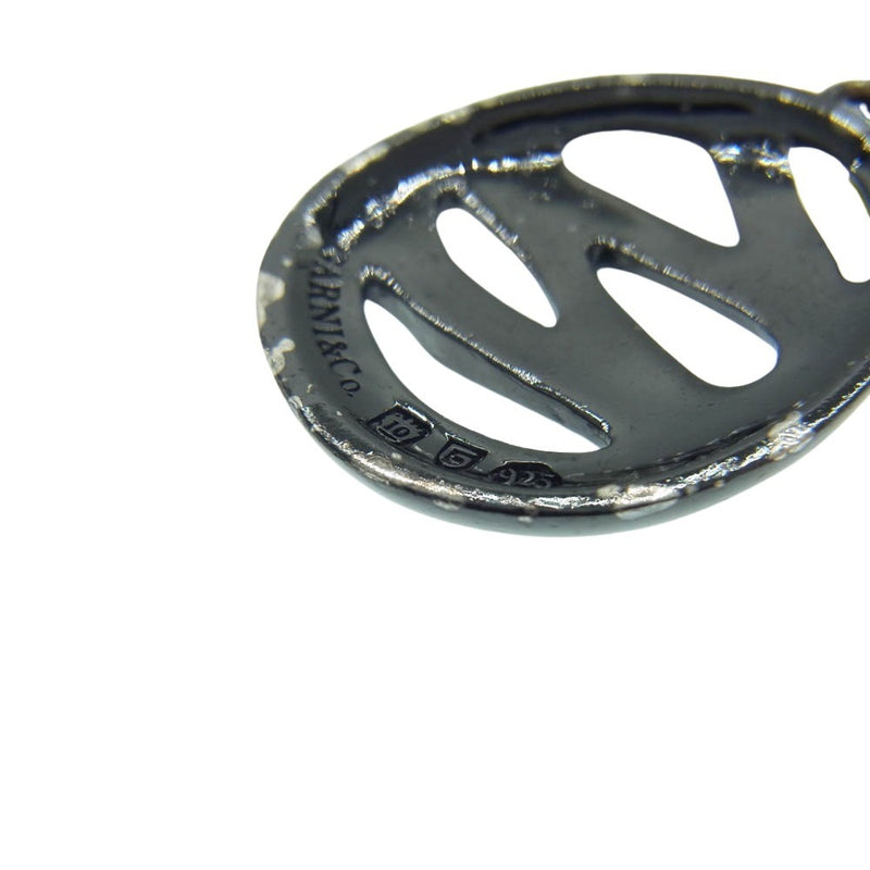 GARNI ガルニ ブラックコーティングシルバー ネックレス ブラック系