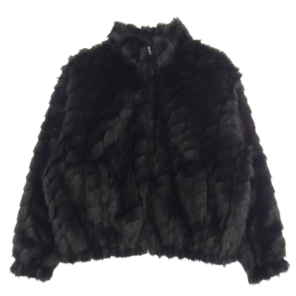 Supreme シュプリーム 25SS WINDSTOPPER Faux Fur Jacket ウィンド ストッパー ファー ジャケット ブラック系 L【美品】【中古】