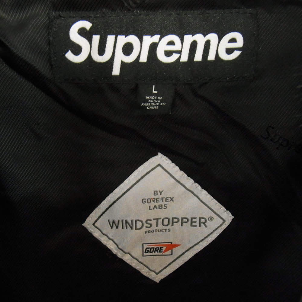 Supreme シュプリーム 25SS WINDSTOPPER Faux Fur Jacket ウィンド ストッパー ファー ジャケット ブラック系 L【美品】【中古】
