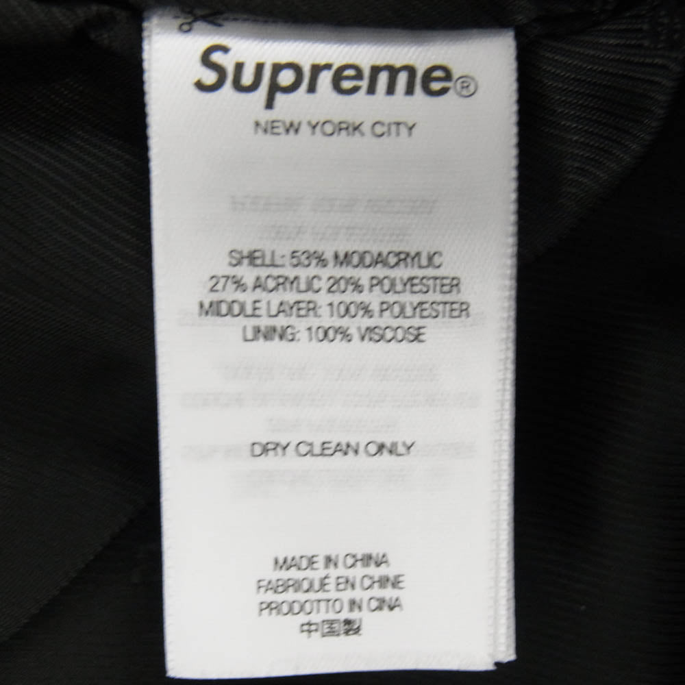 Supreme シュプリーム 25SS WINDSTOPPER Faux Fur Jacket ウィンド ストッパー ファー ジャケット ブラック系 L【美品】【中古】