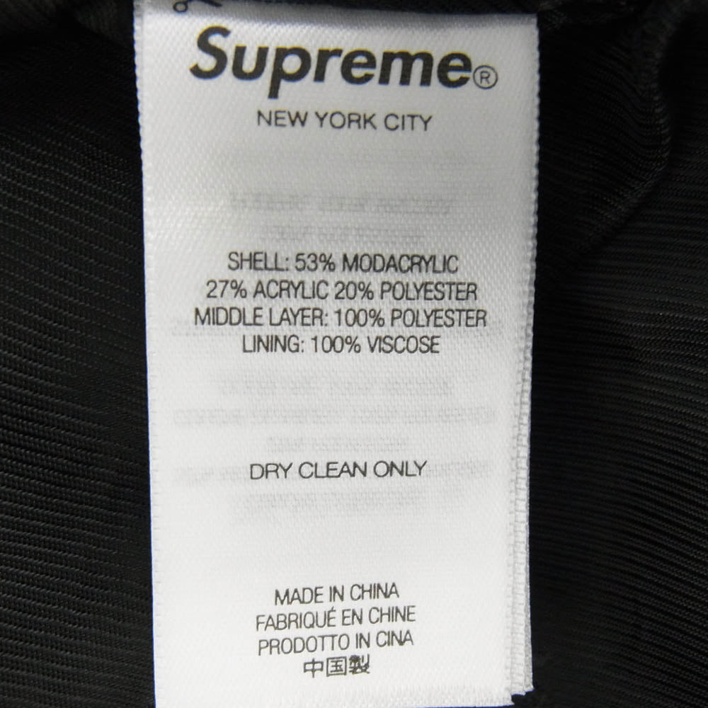 Supreme シュプリーム 25SS WINDSTOPPER Faux Fur Jacket ウィンド ストッパー ファー ジャケット ブラック系 L【美品】【中古】