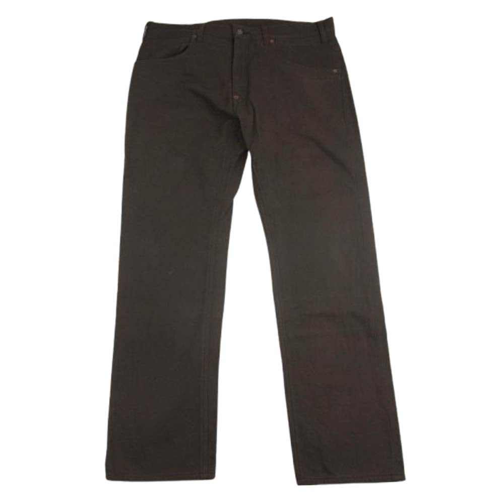 GERUGA ゲルガ GR-P-151 REGULAR SLIM PANTS HEAVY CHINO レギュラー スリム パンツ ブラウン系 W35【中古】