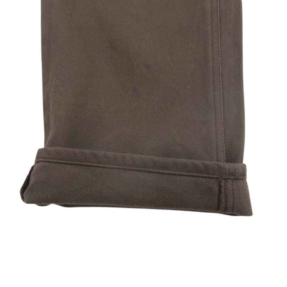 GERUGA ゲルガ GR-P-151 REGULAR SLIM PANTS HEAVY CHINO レギュラー スリム パンツ ブラウン系 W35【中古】
