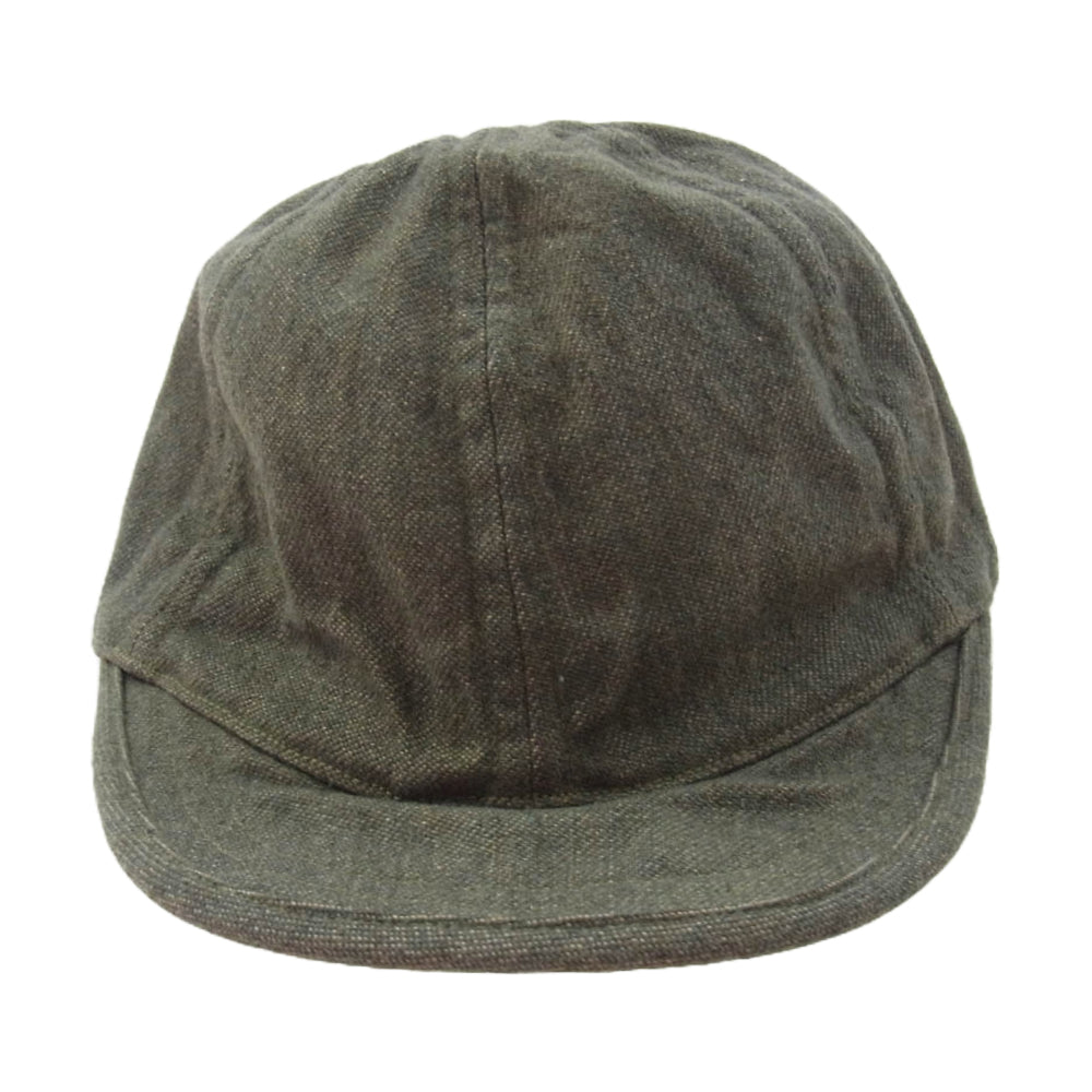 GERUGA ゲルガ GR-CA-06 ARMY TWEED CAP アーミー ワーク キャップ ブラウン系【中古】