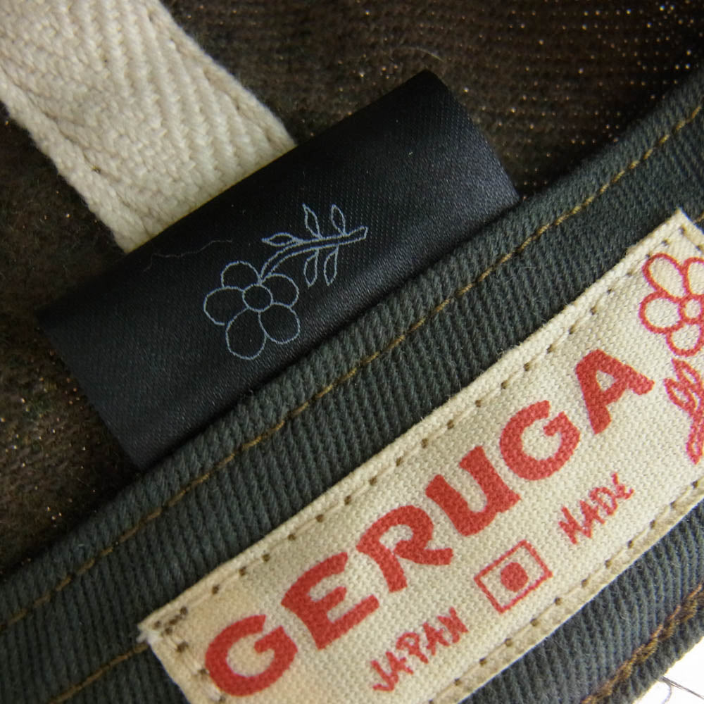 GERUGA ゲルガ GR-CA-06 ARMY TWEED CAP アーミー ワーク キャップ ブラウン系【中古】