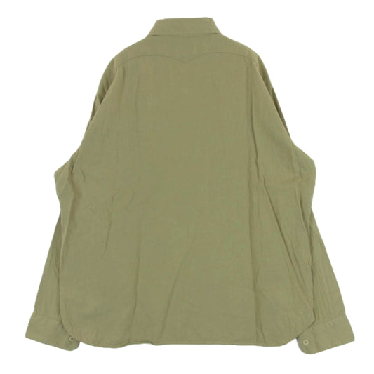 ADDICT CLOTHES アディクトクローズ ACVM  COTTON HEMP ARMY PULLOVER SHIRT プルオーバー 長袖 シャツ ベージュ系 44【中古】