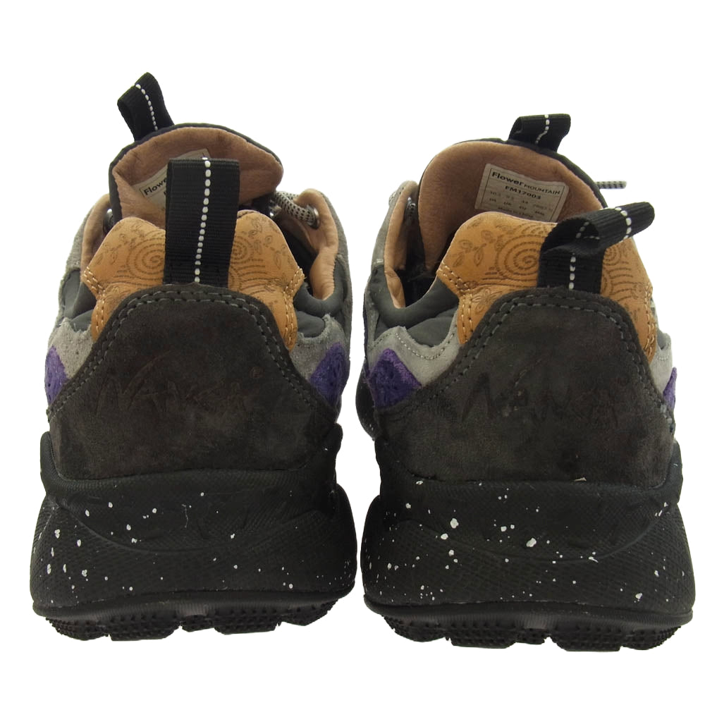 NANGA ナンガ FM17003 × Flower MOUNTAIN フラワーマウンテン YAMANO3 ヤマノスリー スニーカー グレー系 28cm【中古】