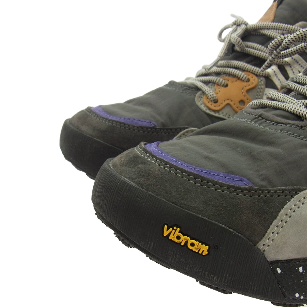 NANGA ナンガ FM17003 × Flower MOUNTAIN フラワーマウンテン YAMANO3 ヤマノスリー スニーカー グレー系 28cm【中古】