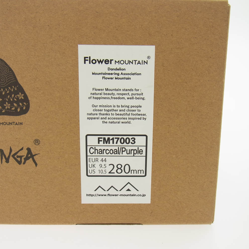NANGA ナンガ FM17003 × Flower MOUNTAIN フラワーマウンテン YAMANO3 ヤマノスリー スニーカー グレー系 28cm【中古】