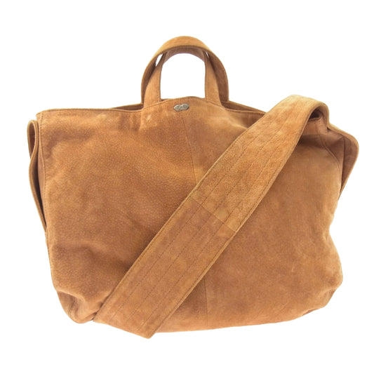 ADDICT CLOTHES アディクトクローズ PIG SUEDE NEWSPAPER BAG スエード ニュースペーパー バッグ ブラウン系【中古】