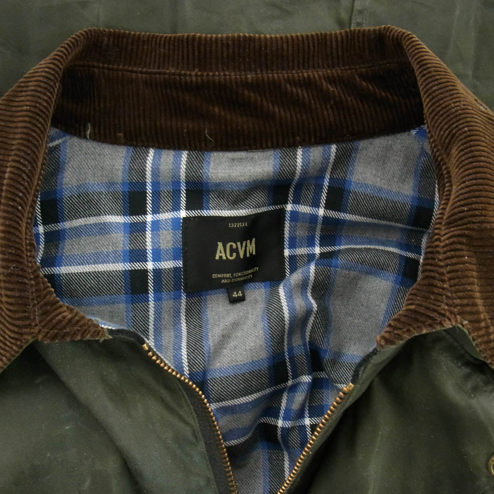 ADDICT CLOTHES アディクトクローズ WAXED COTTON BRISTOL JACKET ワックス コットン ジャケット カーキ系 44【中古】