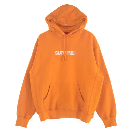 Supreme シュプリーム 23ss Motion Logo Hooded Sweatshirt Orange モーション ロゴ フーディー スウェット シャツ オレンジ系 M【中古】