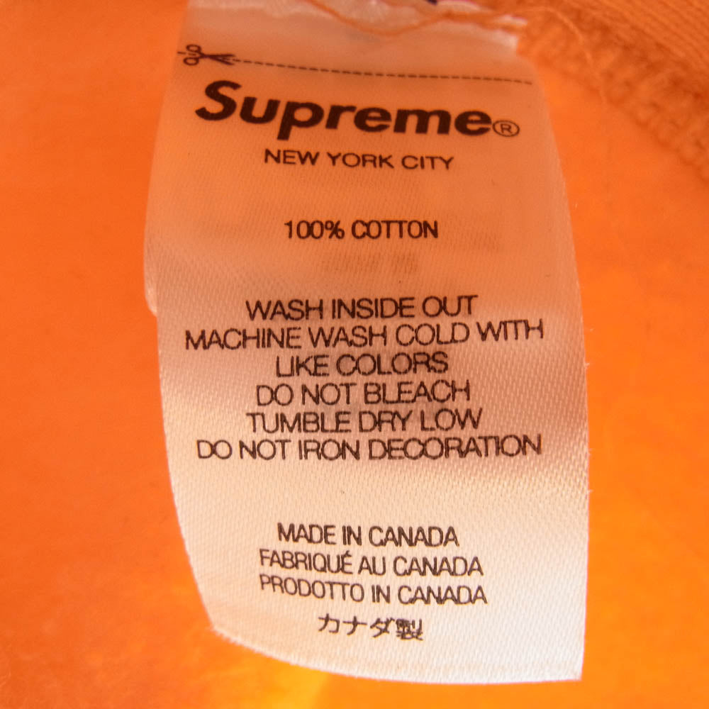 Supreme シュプリーム 23ss Motion Logo Hooded Sweatshirt Orange モーション ロゴ フーディー スウェット シャツ オレンジ系 M【中古】
