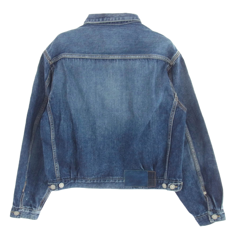 VISVIM ビズビム 25ss '0125105006003 SS 101X JKT DMGD-1010 ダメージ加工 デニム ジャケット インディゴブルー系 1【極上美品】【中古】