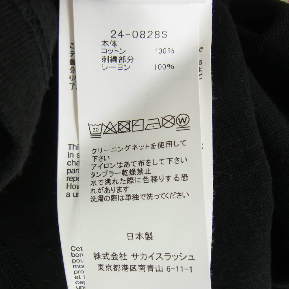 Sacai サカイ 24-0828S Gonz GONZ AND T-Shirt ゴンズ プリント 半袖 Tシャツ ブラック系 3【中古】