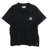 Sacai サカイ 23AW 23-0557S Carhartt WIP T-shirt カーハート ロゴ ポケット 半袖 Tシャツ ブラック系 3【中古】