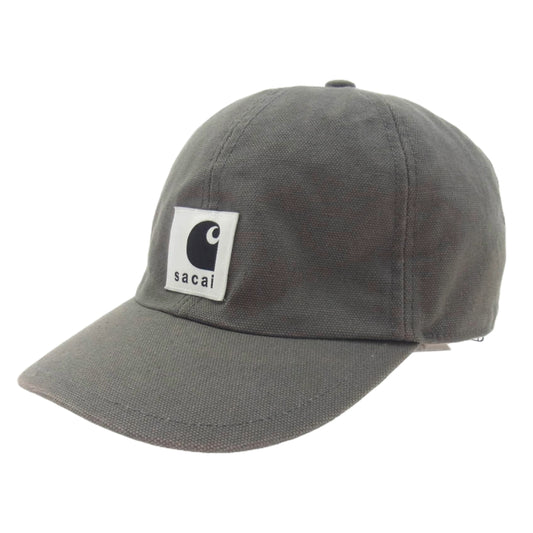 Sacai サカイ 24-0728S Carhartt WIP Duck Cap Taupe カーハート ダック キャップ トープ 帽子 グレー系【中古】