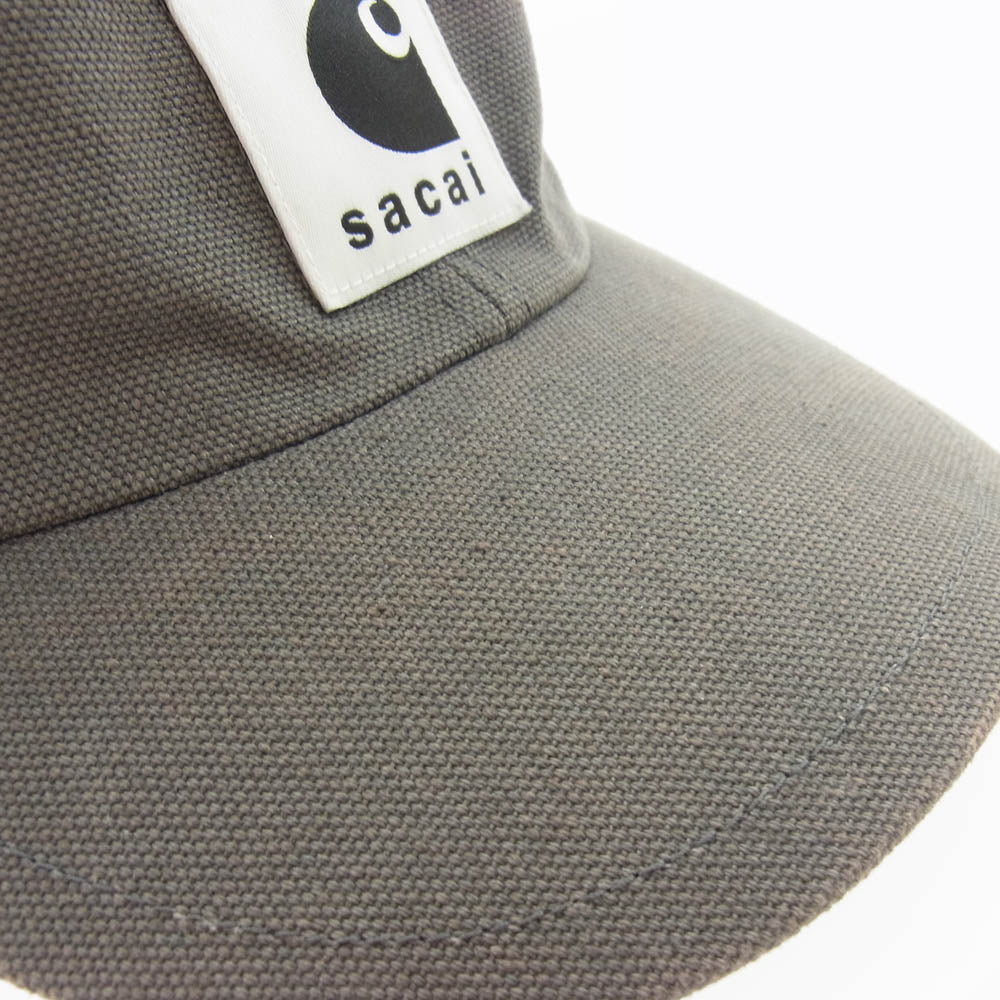 Sacai サカイ　AW25 キャップ　新品！！Carhartt Sacai x Carhartt Wip Cap サカイ カーハート キャップ (sacai
